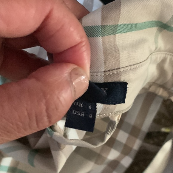 Burberry claddic plaid sleeveless dress with belt - Picture 4 of 8